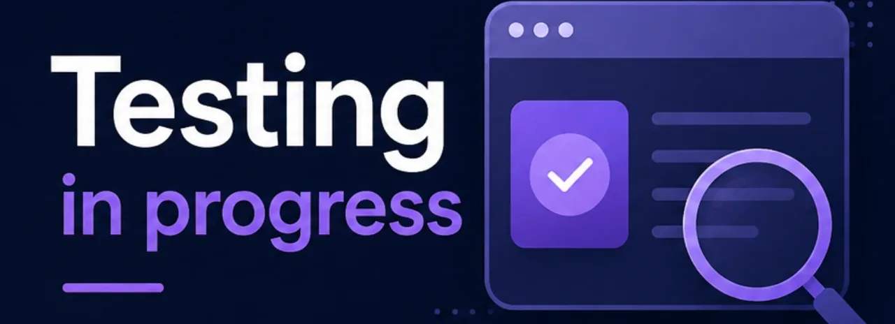 UX Test Brand banner