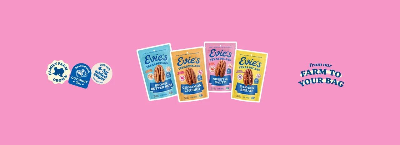 Evie's Snacks banner