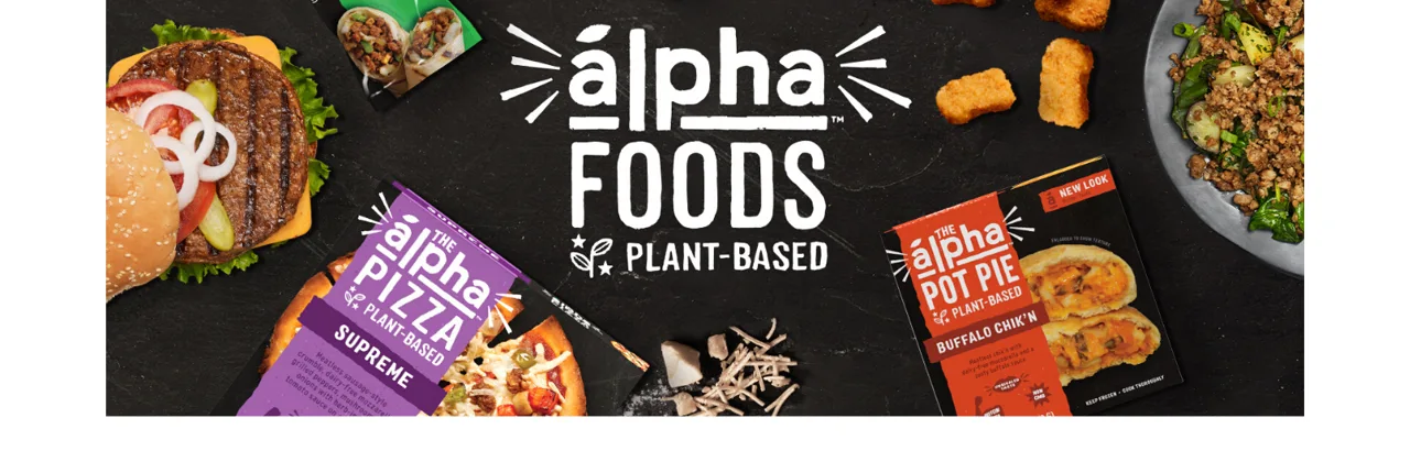 Alpha Foods banner