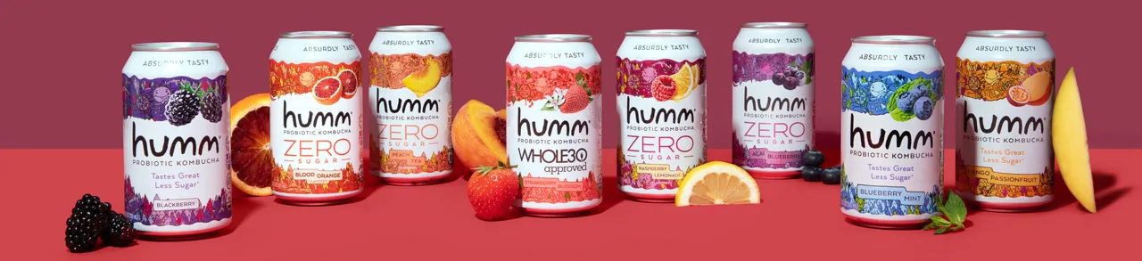 Humm Kombucha banner