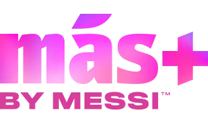 Más+ by Messi logo