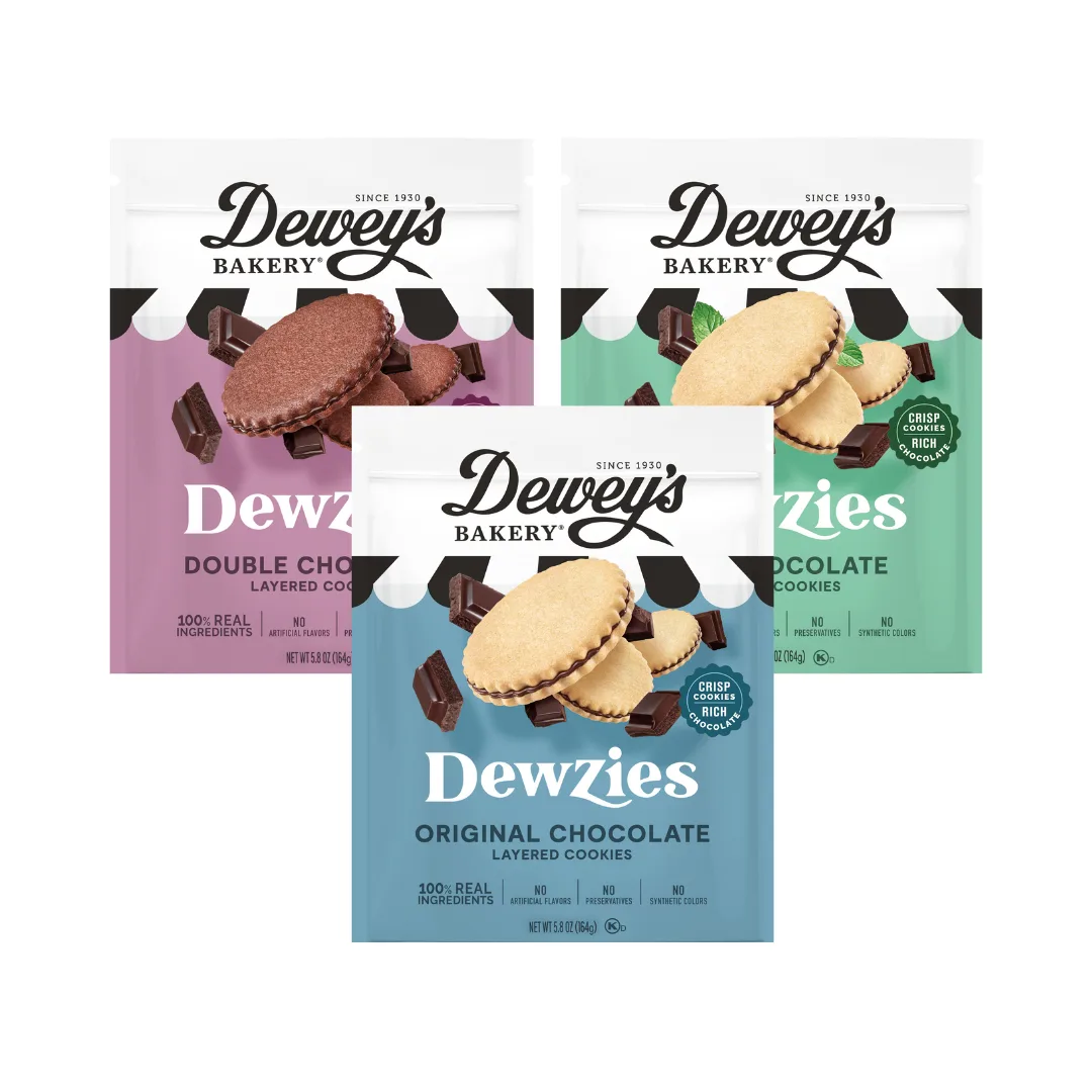 Deweys Layered Chocolate Cookies