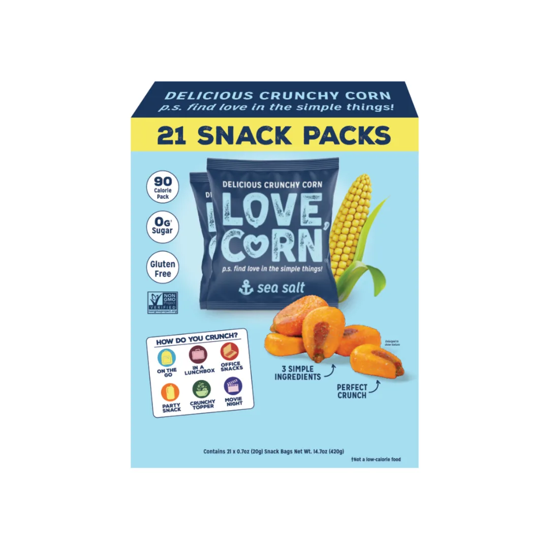 Love Corn New Lunchbox Snack