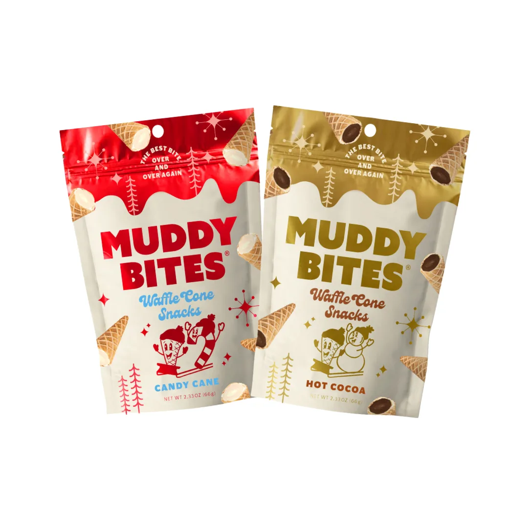 Muddy Bites Mini Waffle Cone Snacks