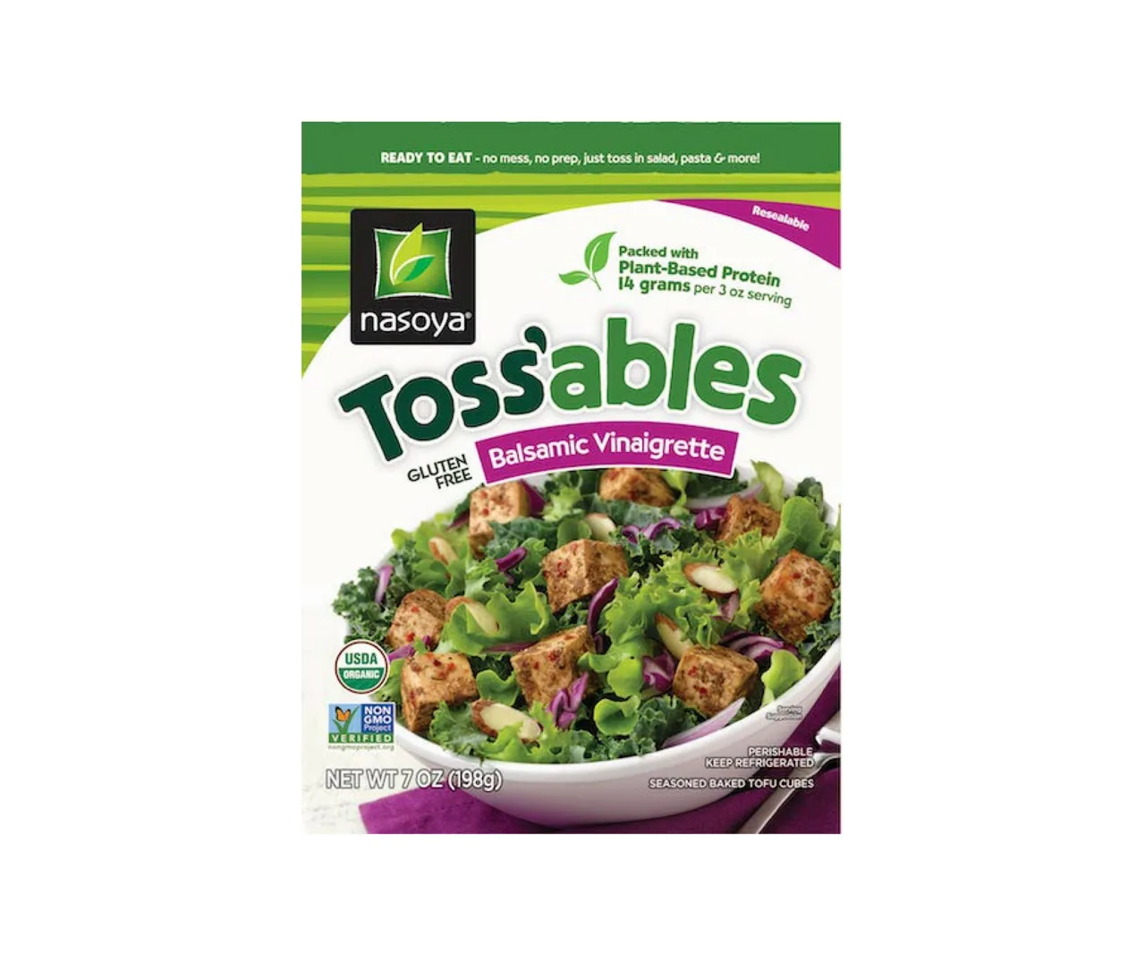 Seasoned Baked Tofu Cubes