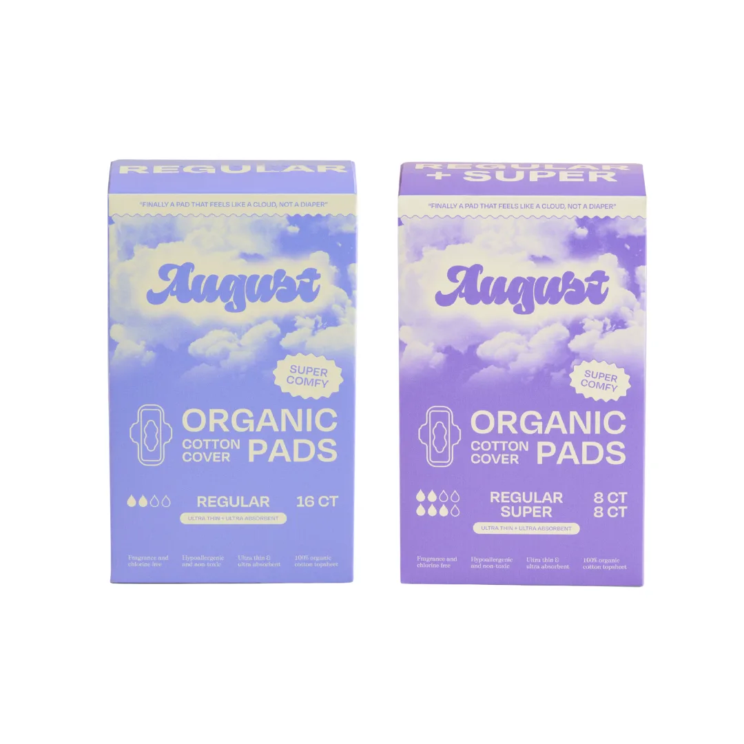 August Organic Tampons & Pads