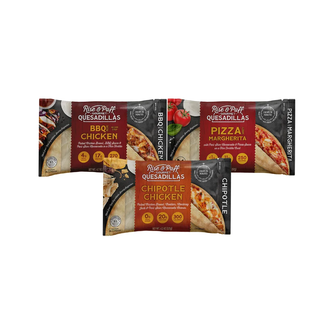 Rise & Puff Clean Gourmet Quesadillas