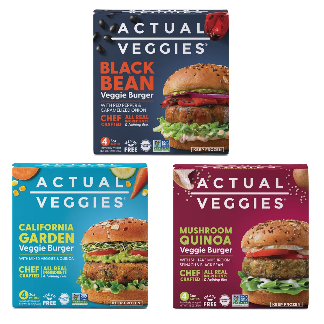 Actual Veggies Veggie Burgers