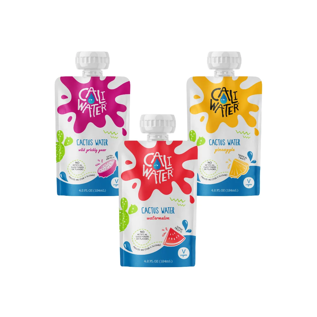 Caliwater Cactus Water Kids Pouches