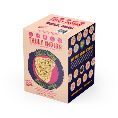 Truly Indian Handmade Garlic Naan - Featured