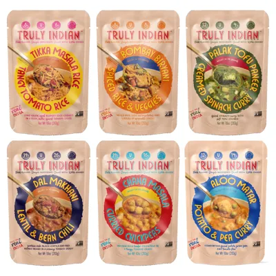 Truly Indian Vegan Indian Entrees - Featured