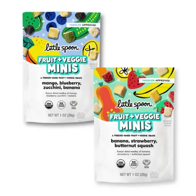 Little Spoon Organic Fruit & Veg Minis - Featured