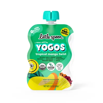 Little Spoon Organic Tropical Mango Yogurt Pouch - Featured