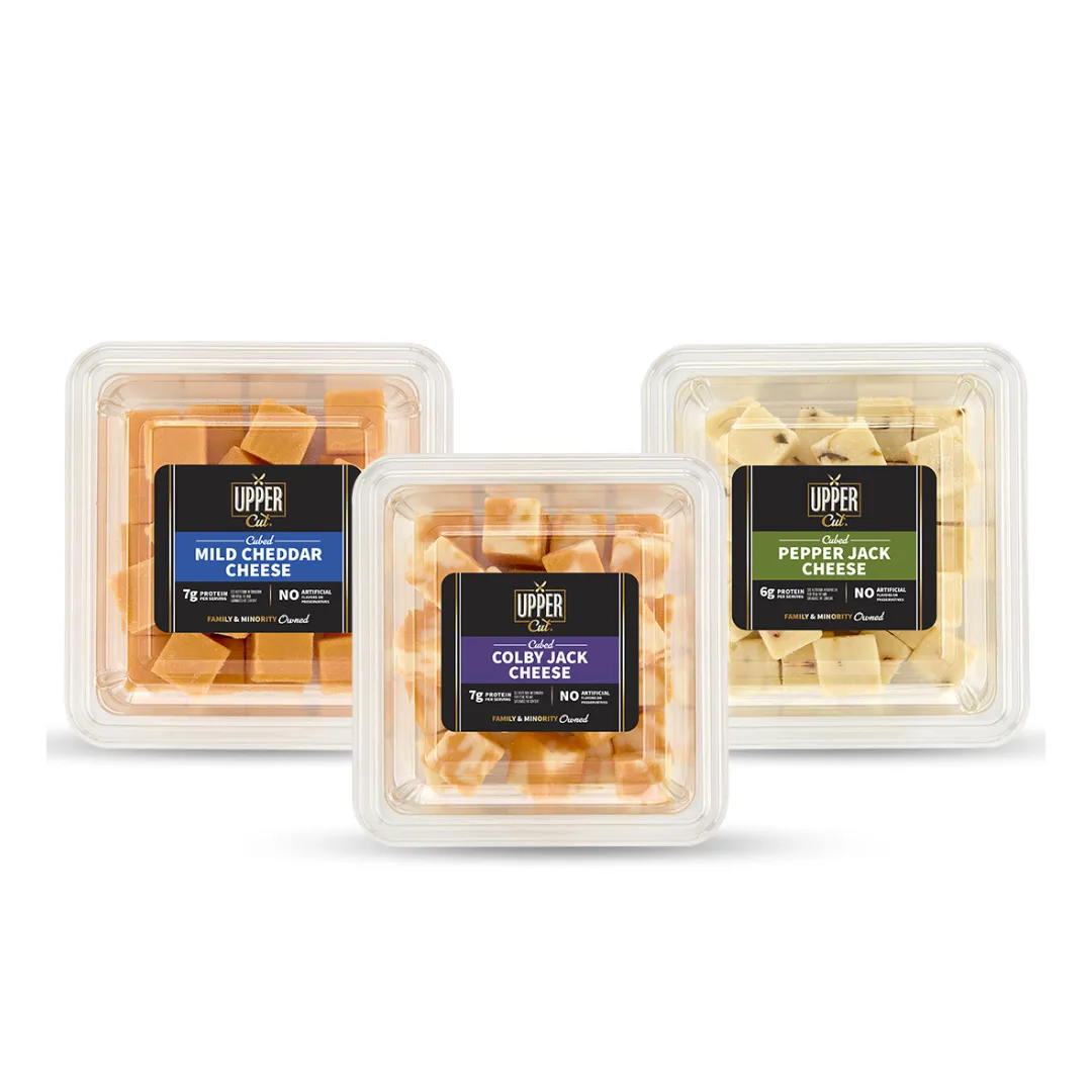 Upper Cut Cubed Cheese Snacks