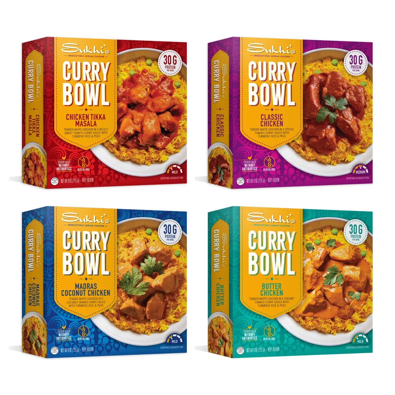 Sukhi's High Protein Curry Bowls