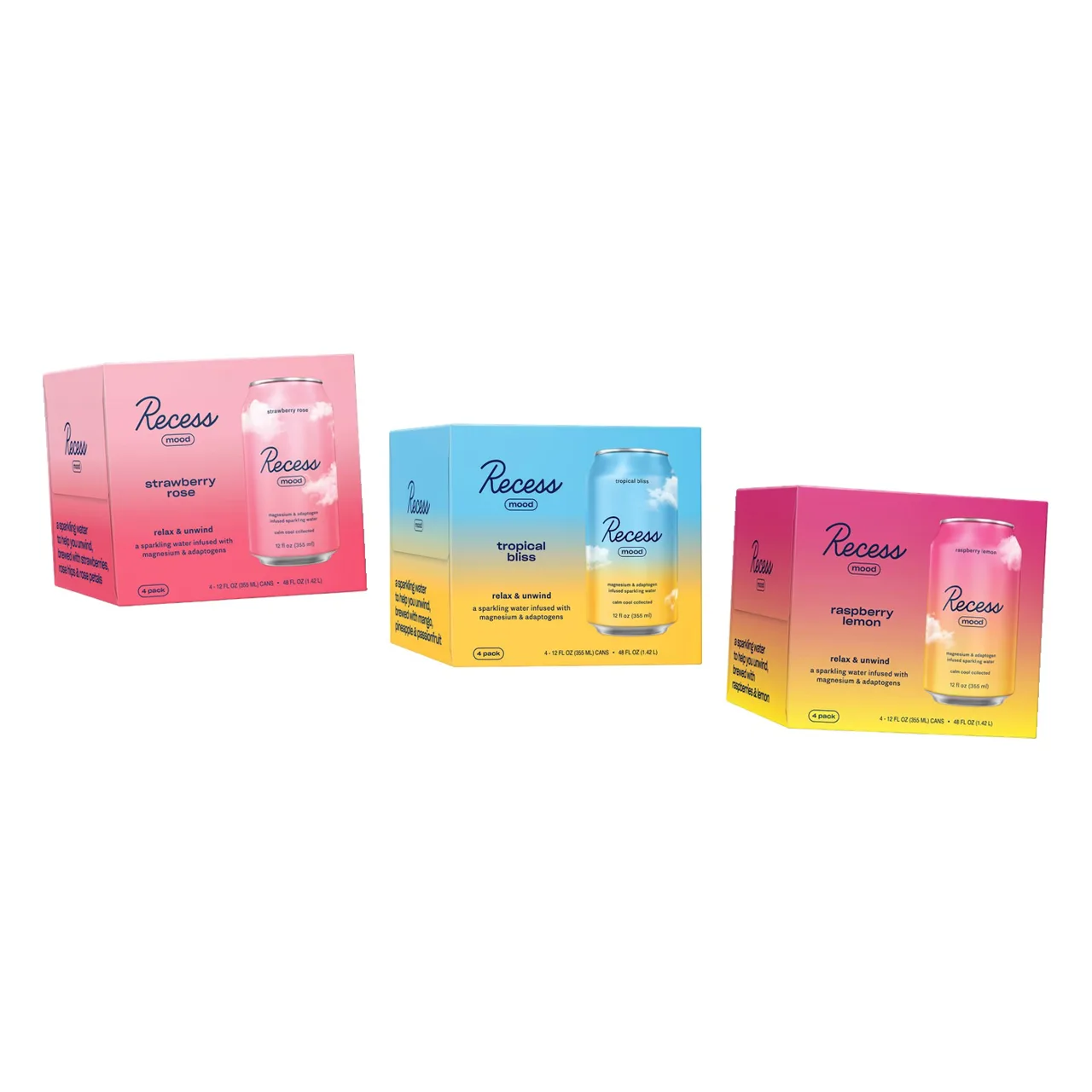 Recess Mood Sparkling Water