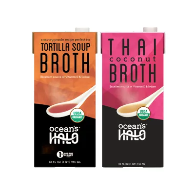 Ocean's Halo Organic Vegan Soup Broths - Featured