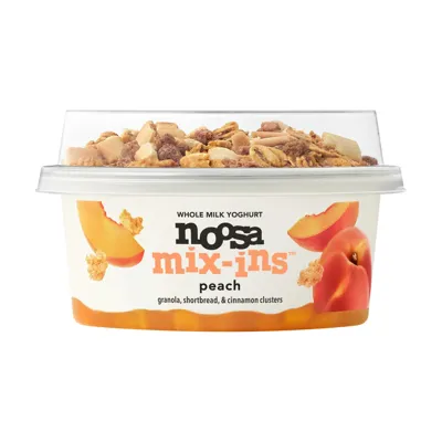 noosa Mix-ins Peach Yoghurt - Featured