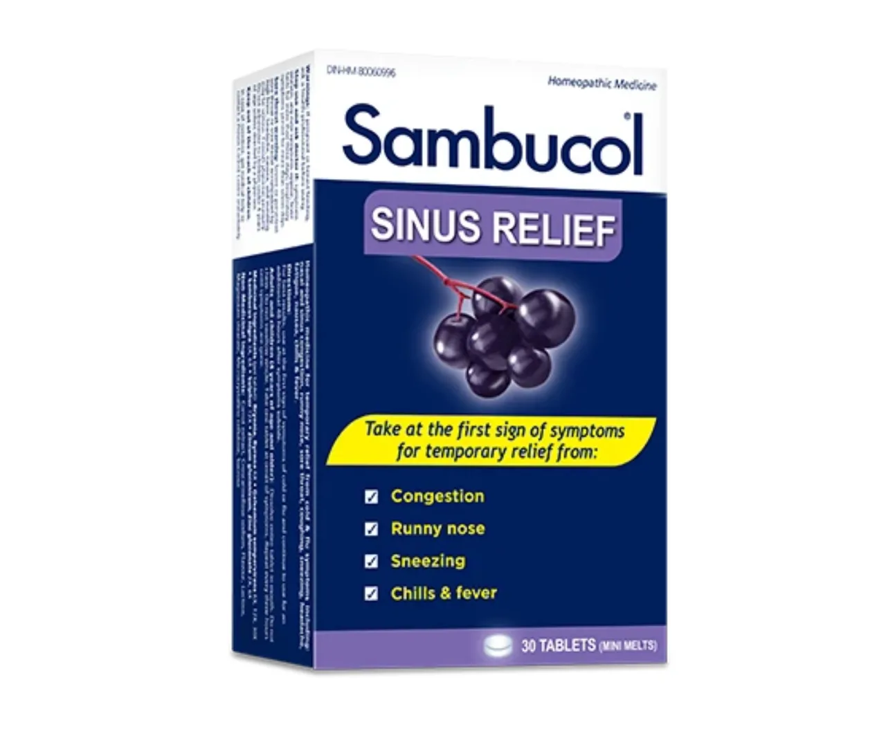 Sambucol Black Elderberry Cold & Flu Sinus Relief