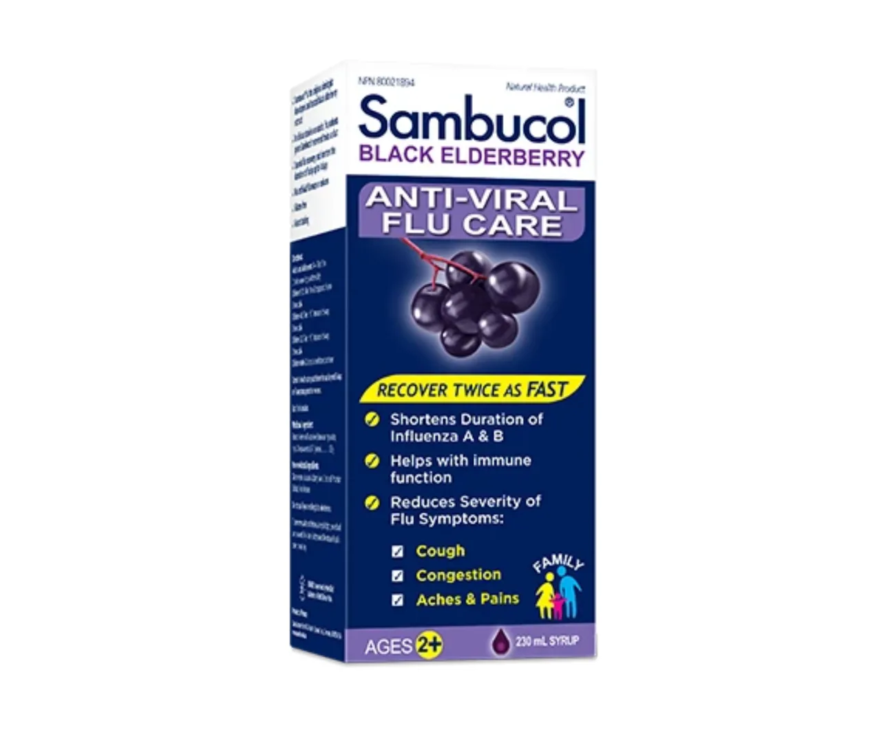 Sambucol Black Elderberry Family Anti-Viral Flu Care