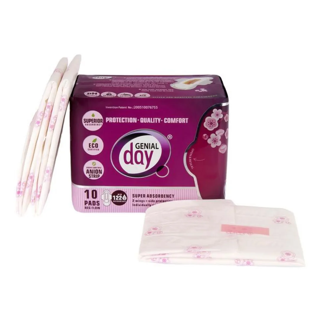 Genial Day Eco Friendly Menstrual Pads