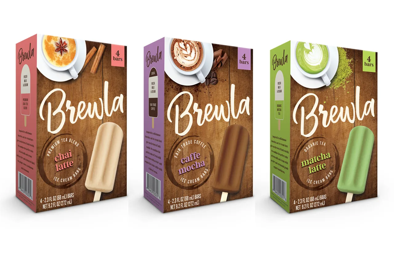 Brewla Bars Natural Ice Cream Bars