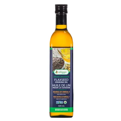 Alligga Organic Flaxseed Cooking Oil - Featured