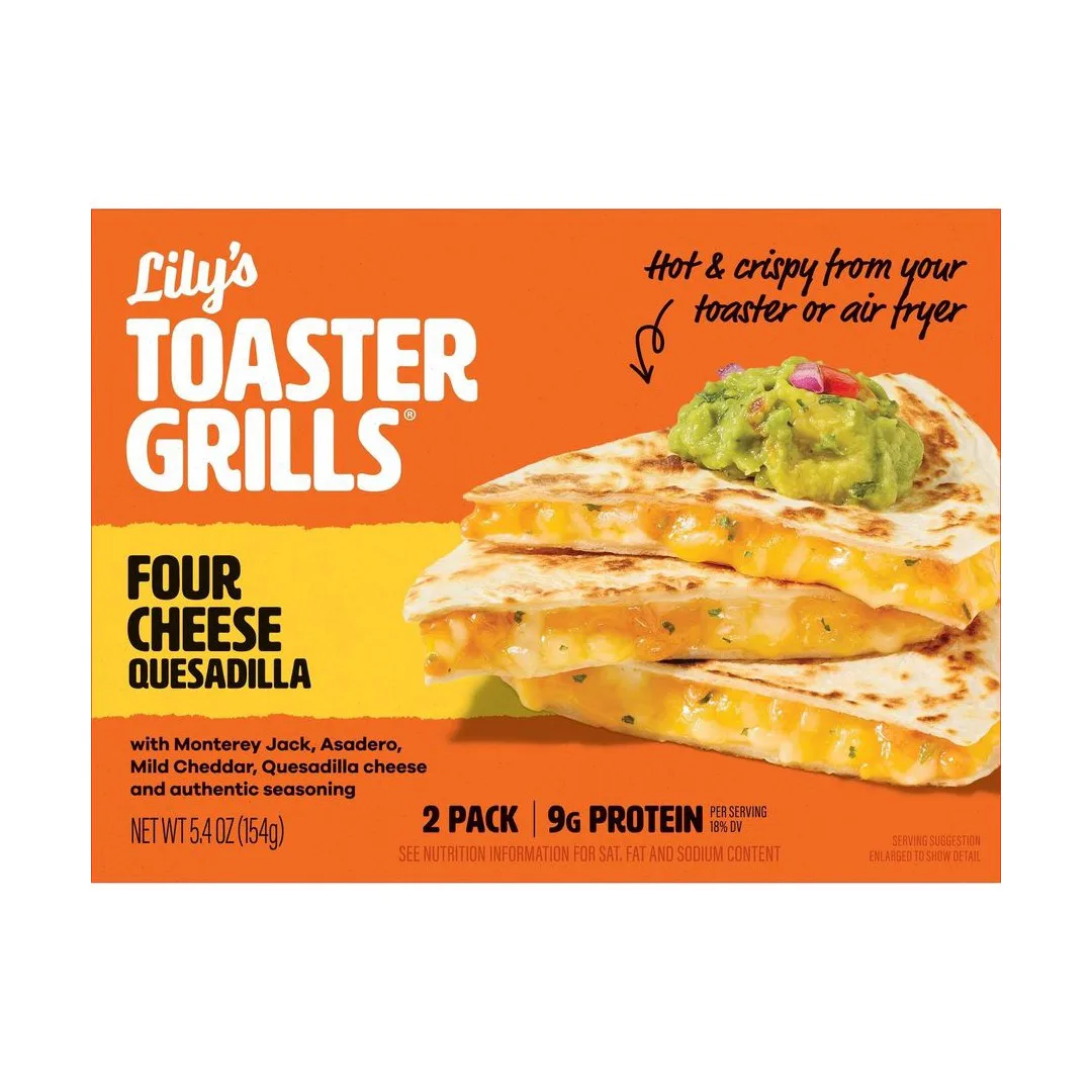 Lily's Toaster Grills Real 4 Cheese Quesadilla