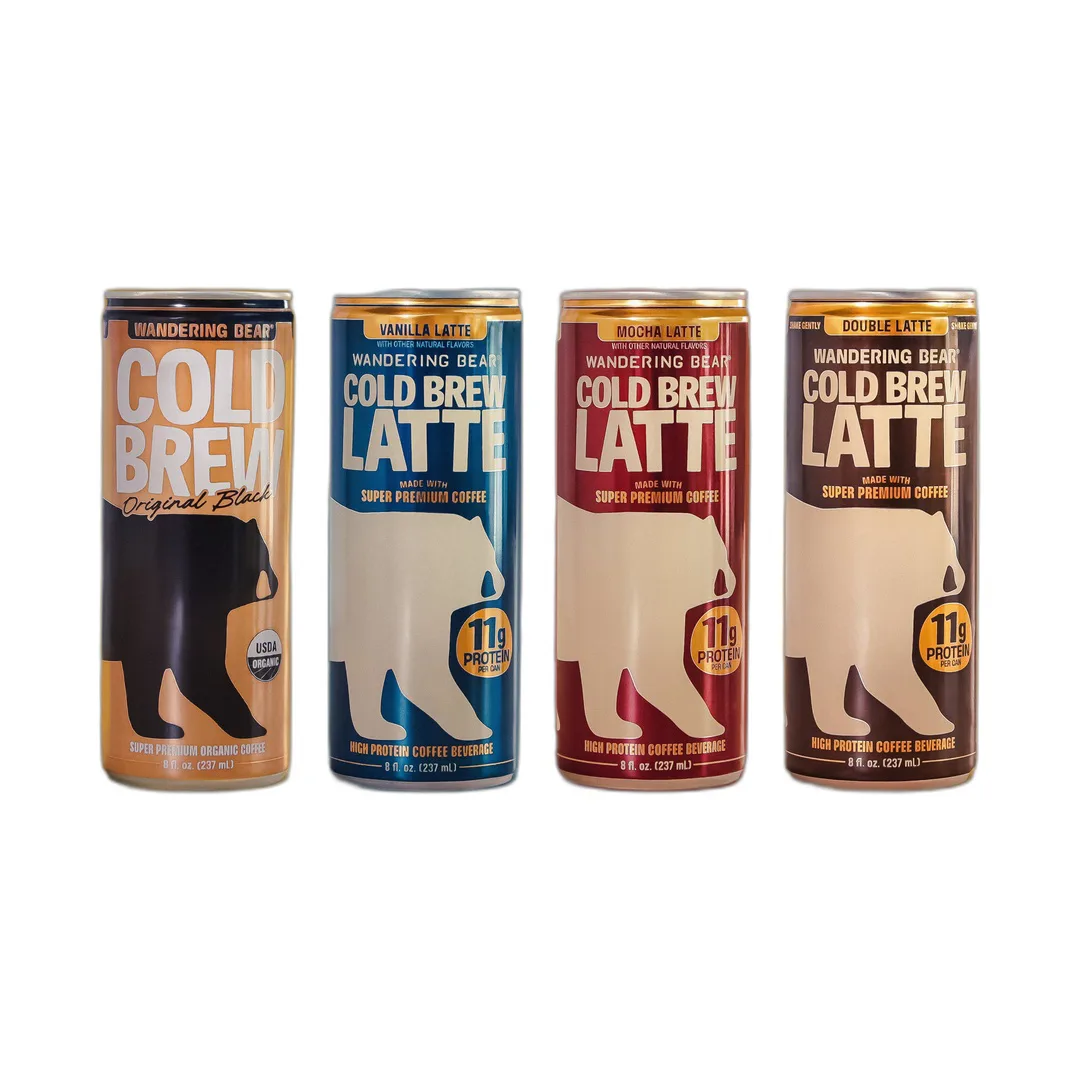 Wandering Bear Organic Cold Brew Lattes