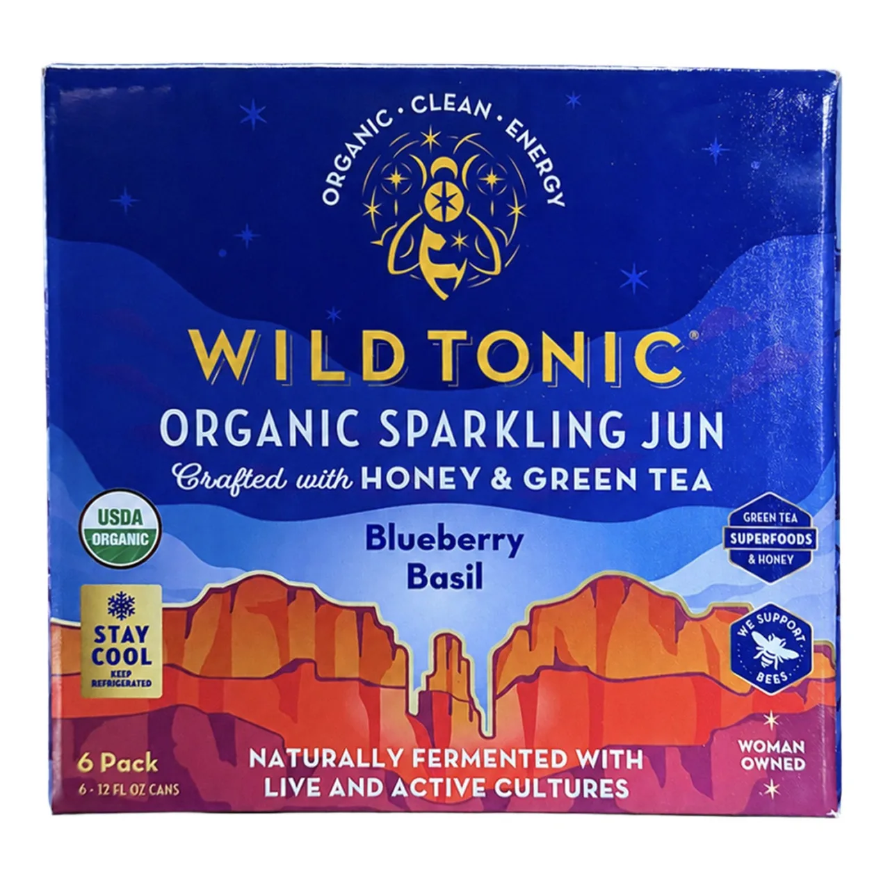 Wild Tonic Organic Sparkling Jun