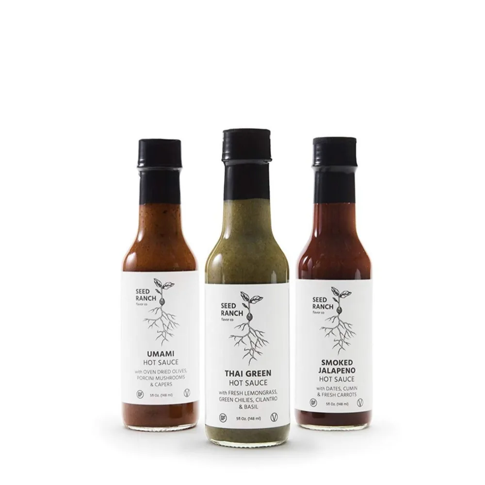 Seed Ranch Flavor Co Organic Gourmet Hot Sauces
