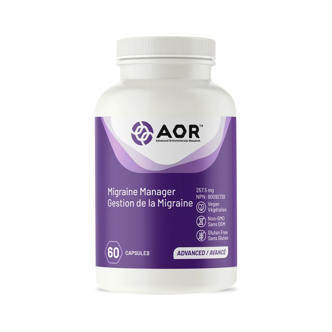(archive) Advanced Orthomolecular Research Natural Migraine Manager