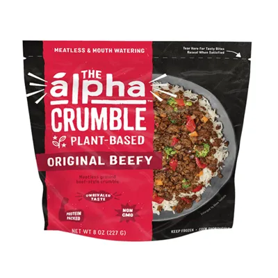 Alpha Foods Plant-Based Crumble - Featured
