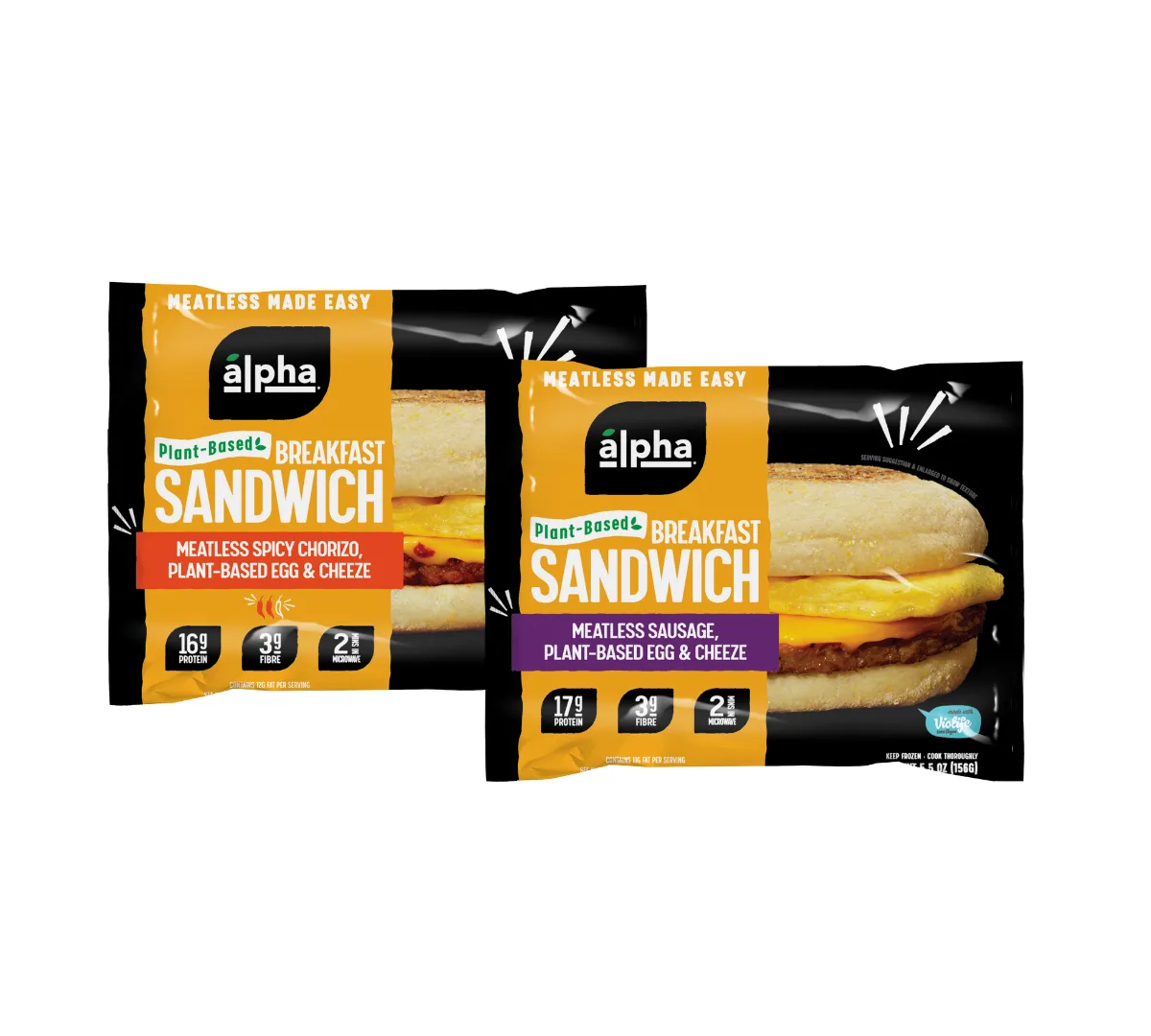 Alpha Foods Breakfast Sandwiches