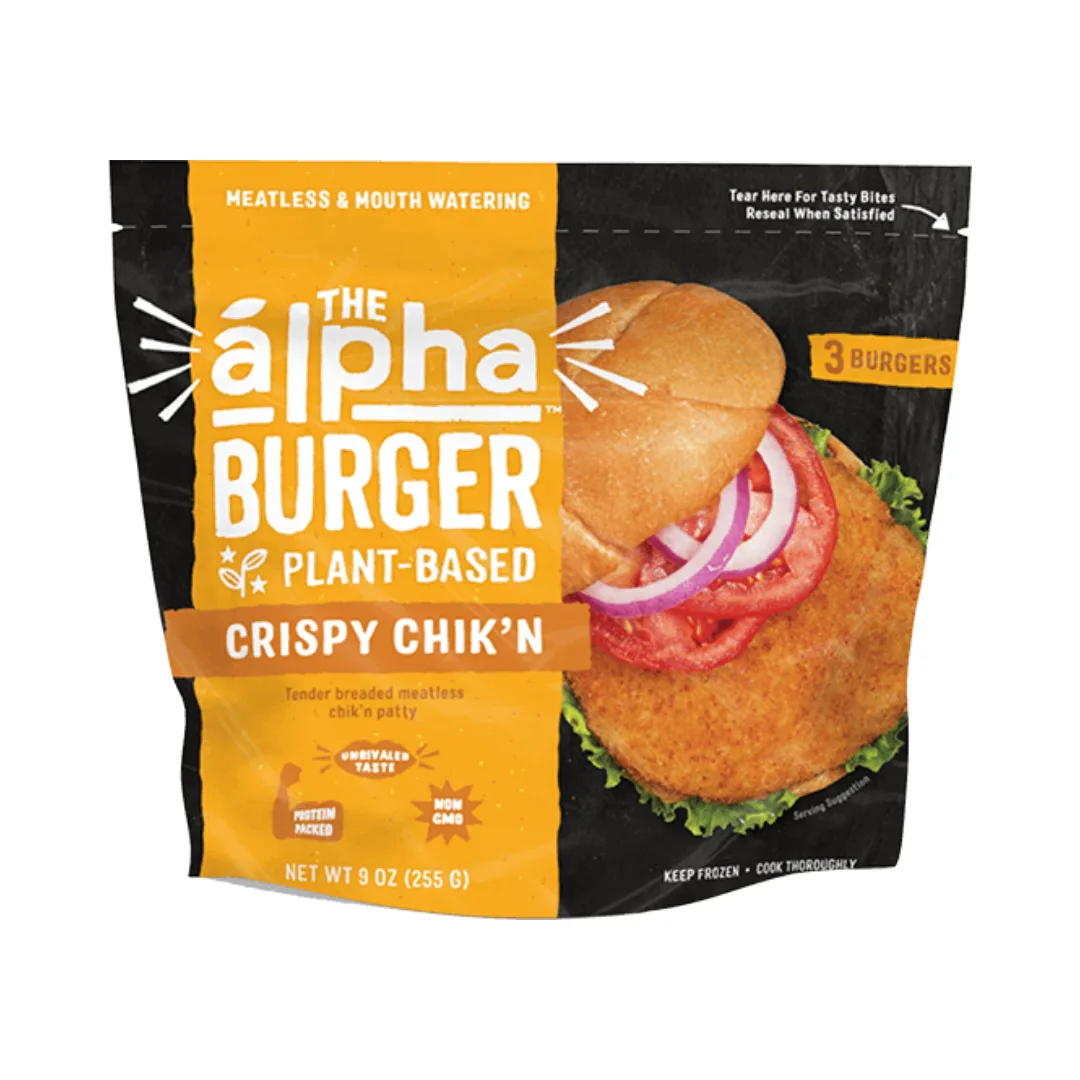 Alpha Foods Plant Based Chik’n Burger