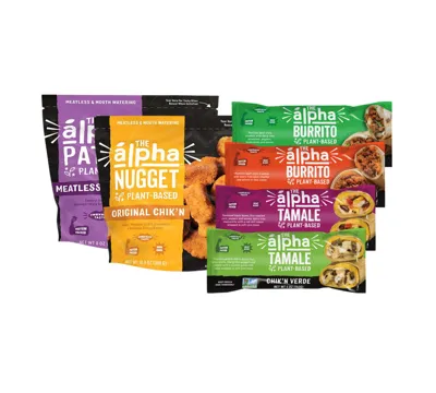 Alpha Foods Plant-Based Freezer Staples - Featured