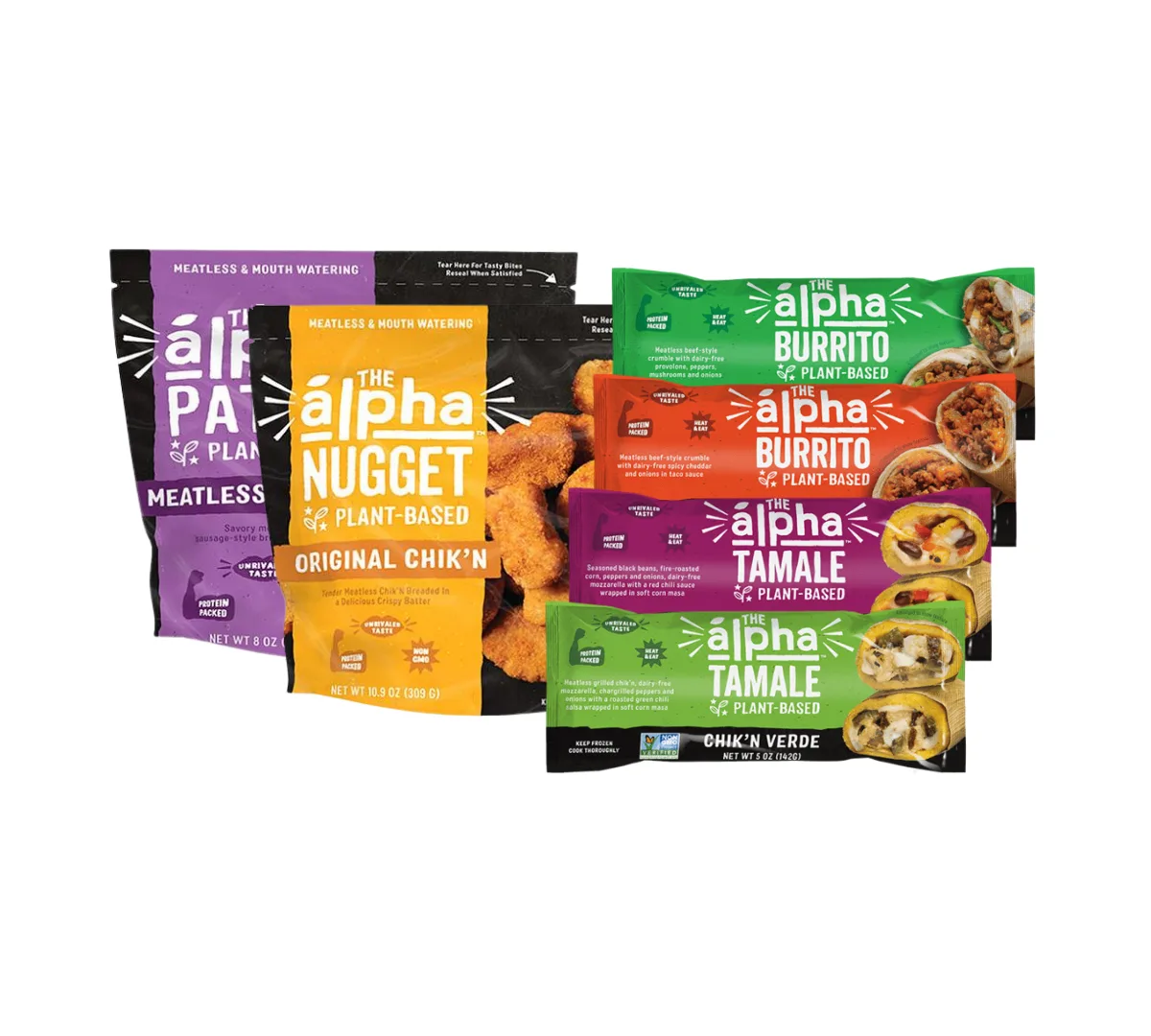 Alpha Foods Plant-Based Freezer Staples
