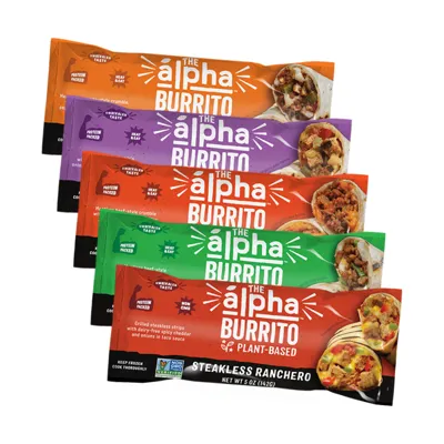 Alpha Foods Plant-Based Burritos - Featured