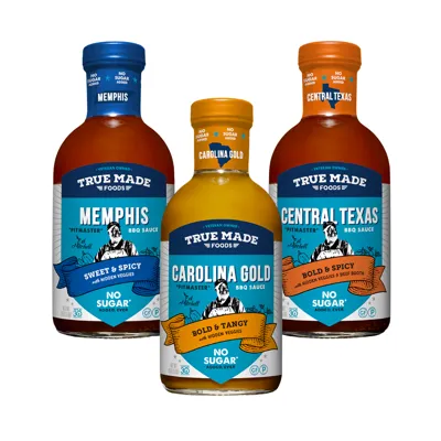 True Made Foods No Sugar, All Natural BBQ Sauce - Featured