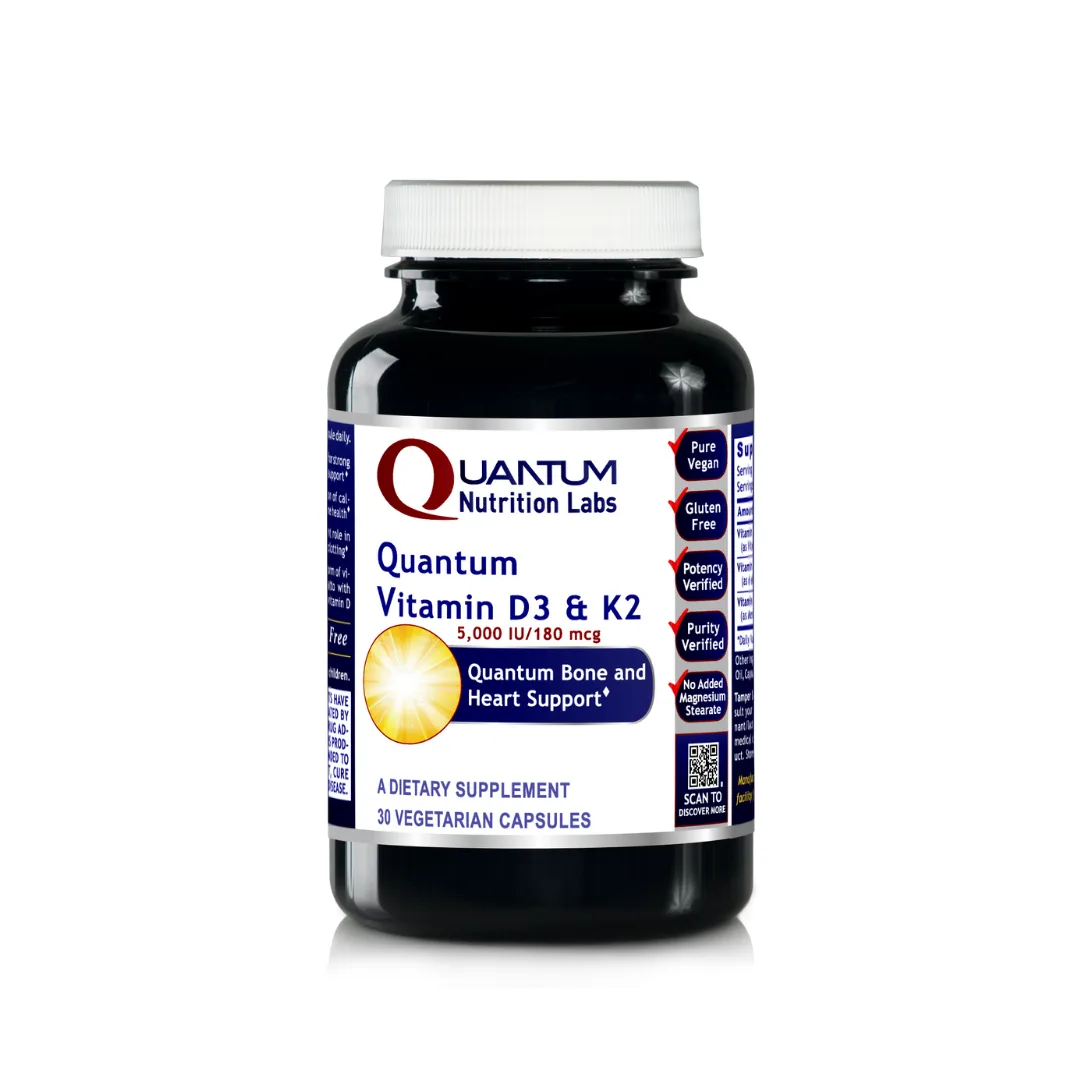 Quantum Nutrition Labs Plant-Based Vitamins for Bone and Cardiovascular Health