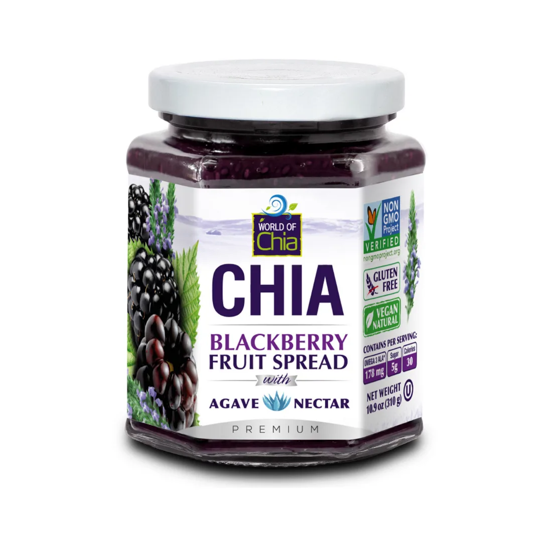 World of Chia Premium Chia Seed Fruit Spread
