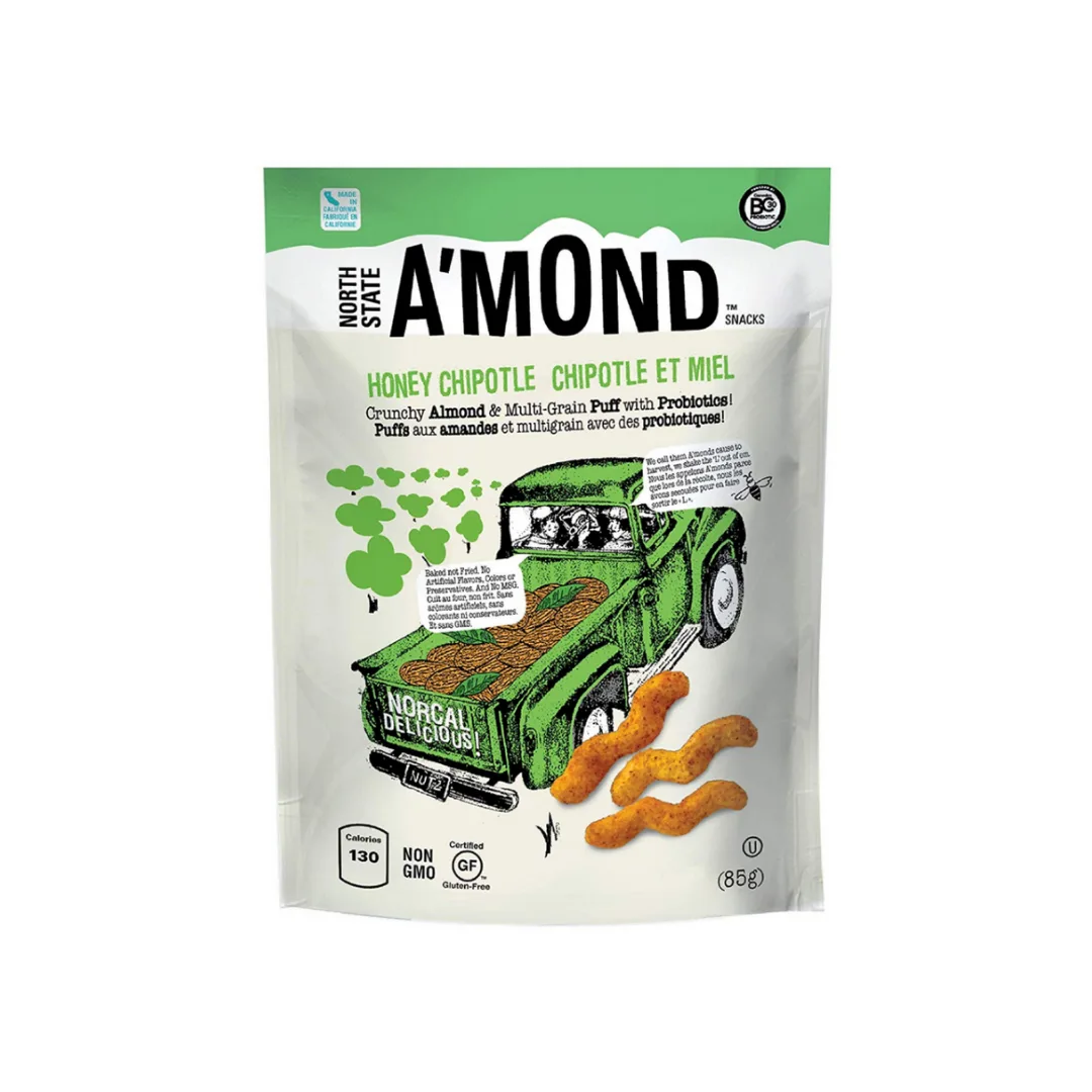 A'mond Snacks Gluten Free Almond Puffs