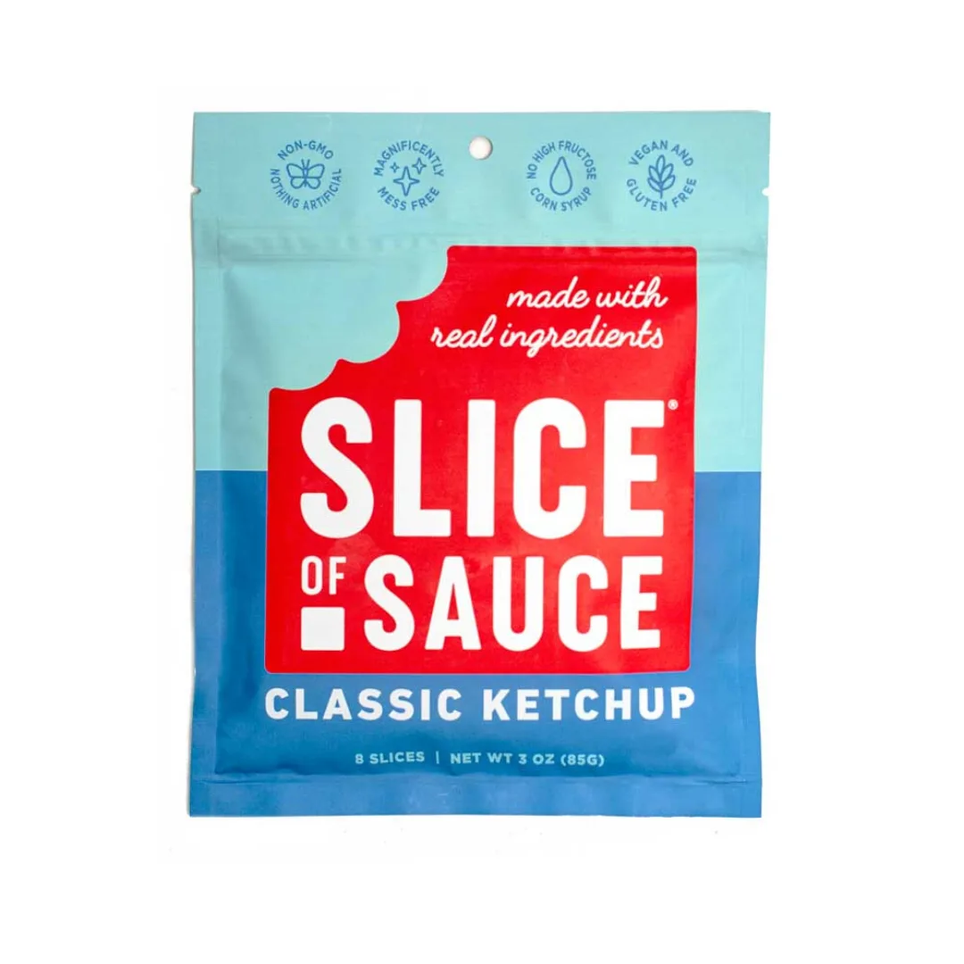 Slice of Sauce Mess-Free Ketchup Slices