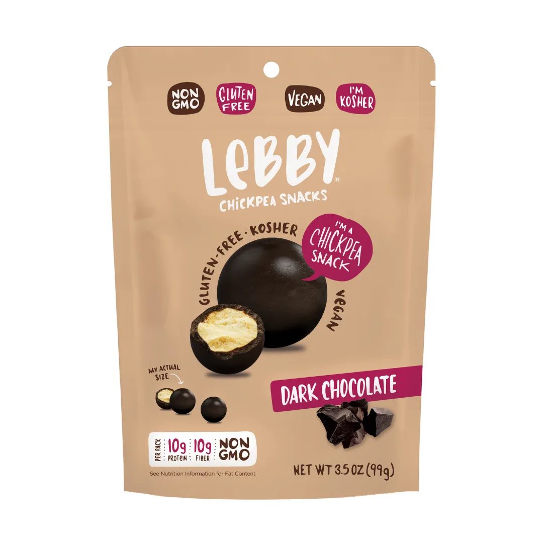 Lebby Snacks Sweet Dry-Roasted Chickpea Snacks