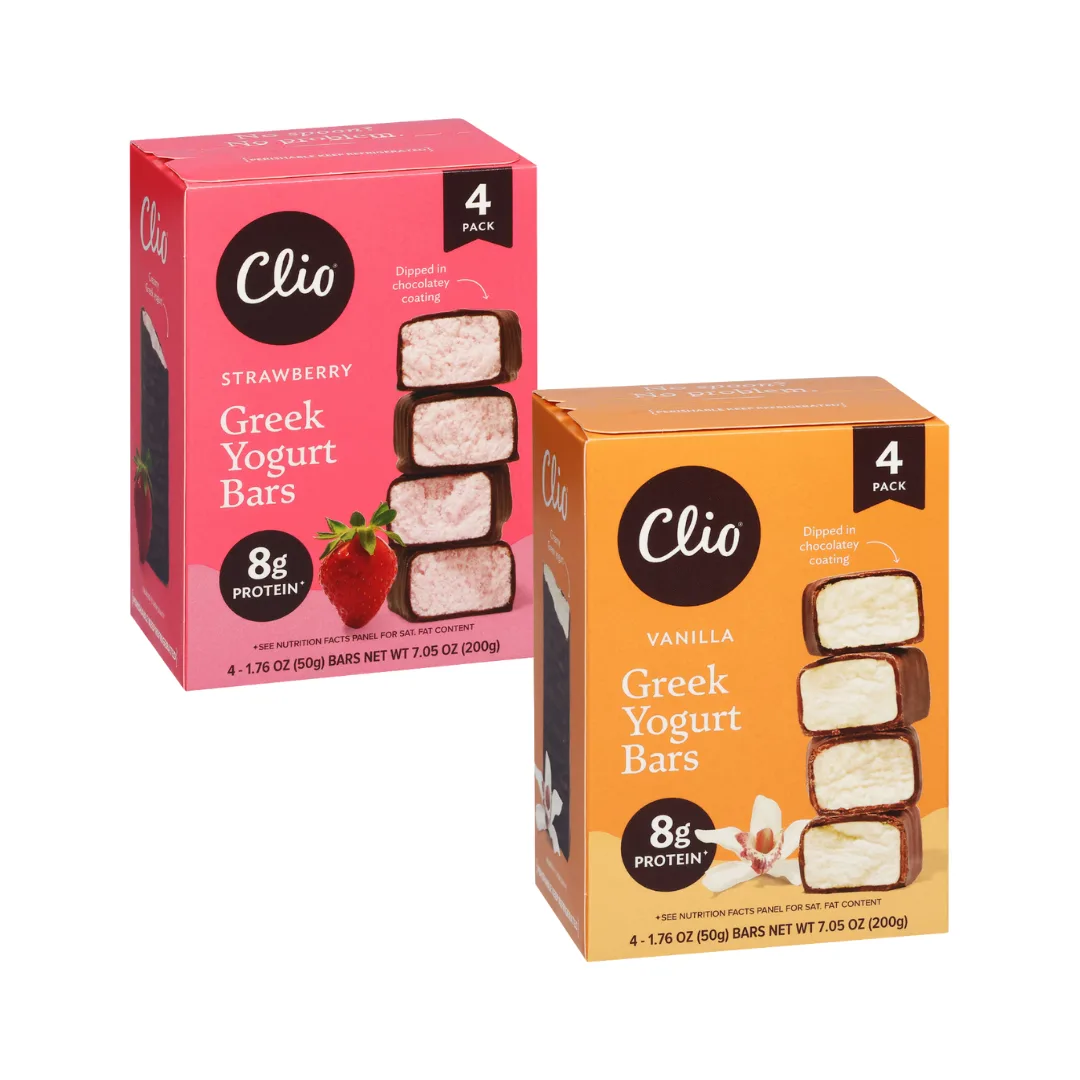 Clio Snacks Greek Yogurt Bars