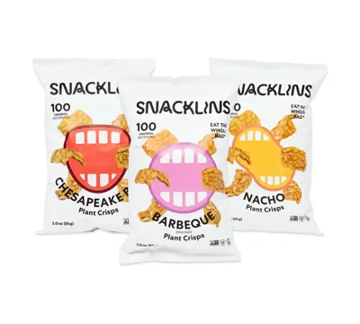 SNACKLINS Plant-Based Crisps - Featured
