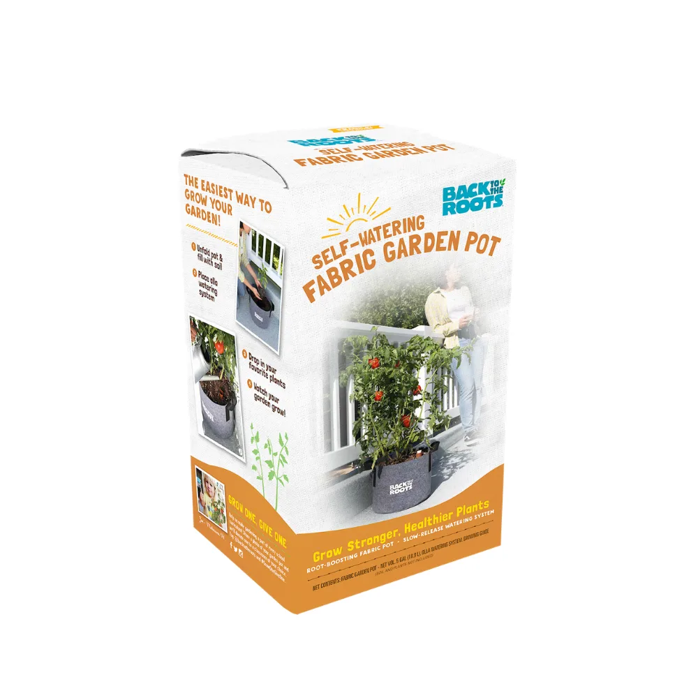 Back to the Roots Self-Watering Fabric Garden Pot