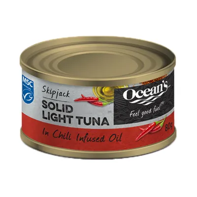 Ocean's Solid Light Tuna in Oil - Featured
