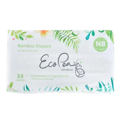 EcoPeaCo. Natural Diapers and Wipes - Featured