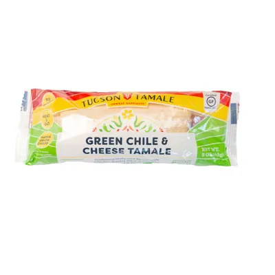 Tucson Tamale Green Chile & Cheese Tamale - Featured